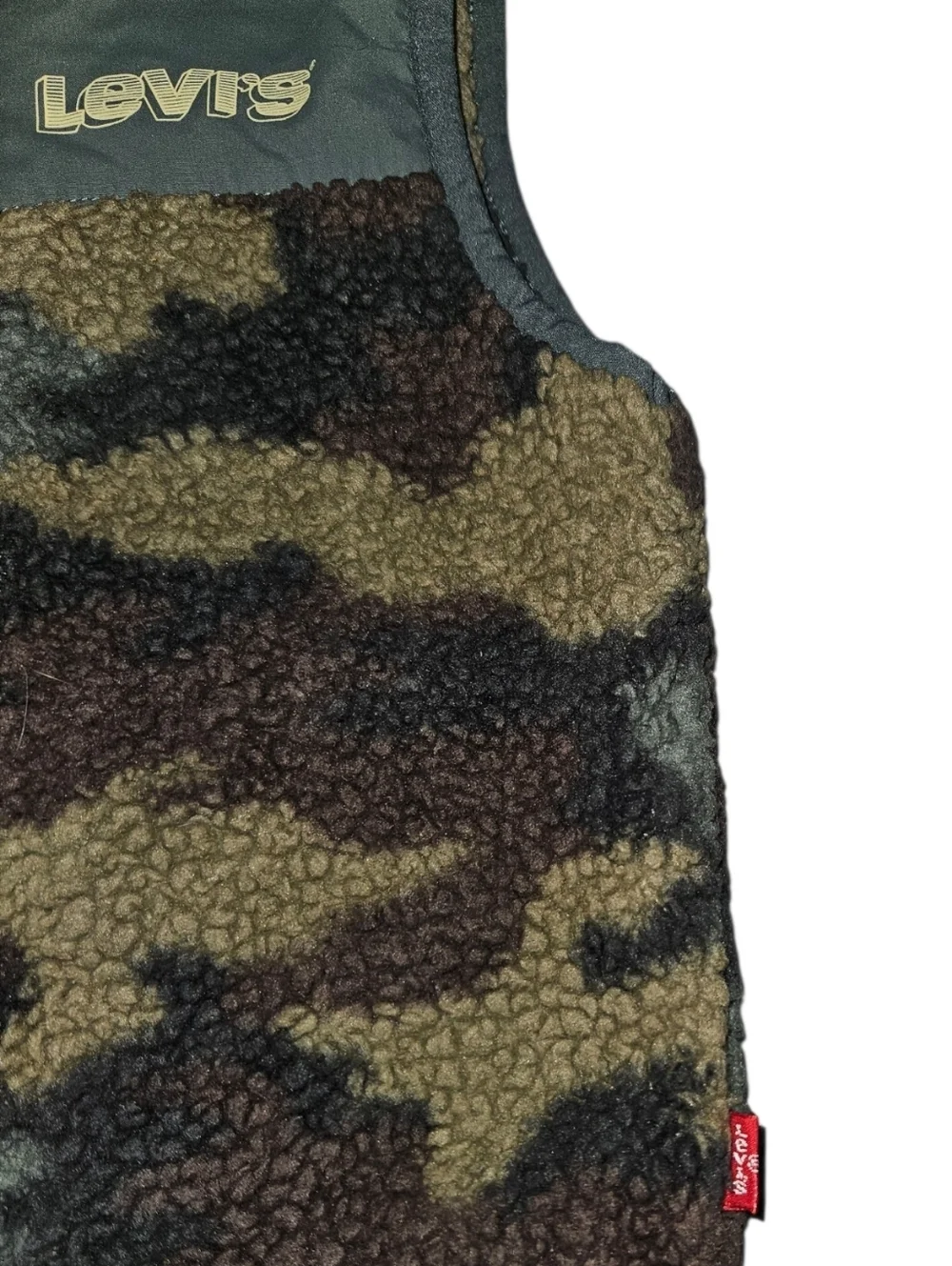 Levi's Camouflage Sherpa Full Zip Vest
